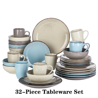 Stoneware Ceramic Dinnerware Set