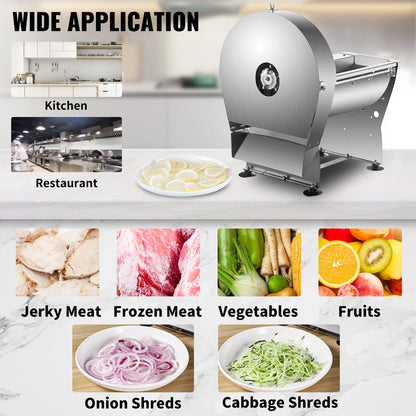 Electric Vegetable Cutter Fruit Shredder Jerky Meat Slicer