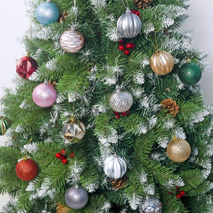 Christmas Round Balls Ornaments With Hanging Rope