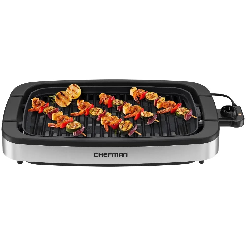 Smokeless Indoor Electric Grill,  Temperature Control,