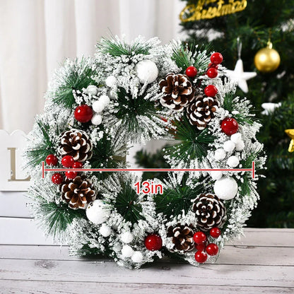 Wreaths for Christmas with Bows Pinecone/ Berry