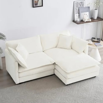 Deep Seat Sectional Sofa Cloud Couch,