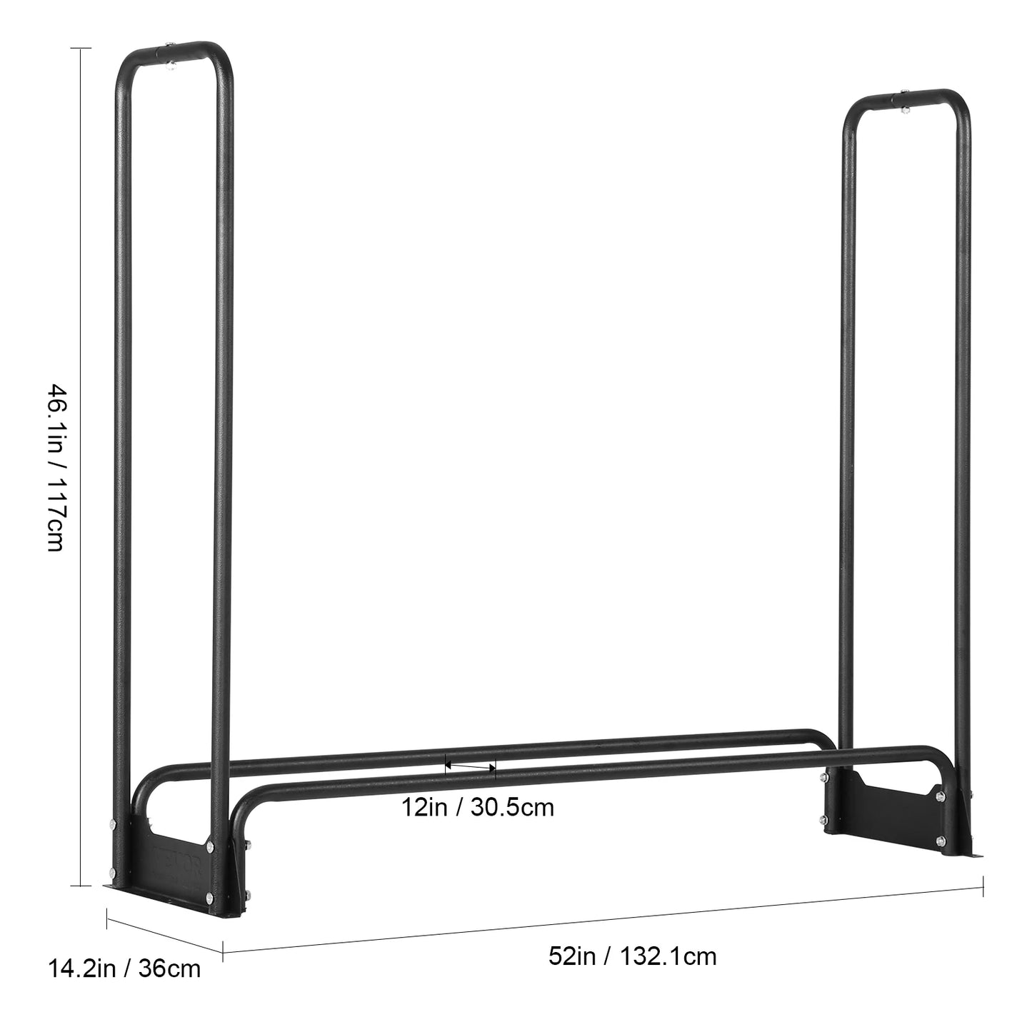 Outdoor Firewood Rack with Cover