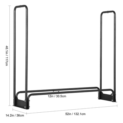 Outdoor Firewood Rack with Cover