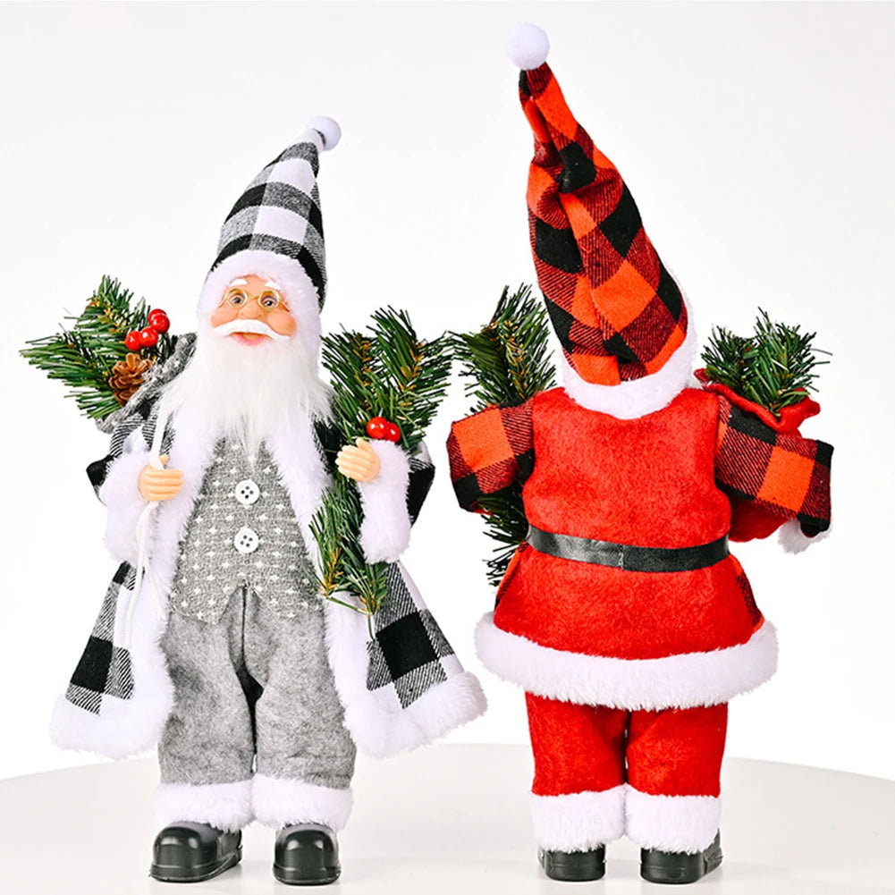 Large Standing Santa Claus Dolls Ornaments