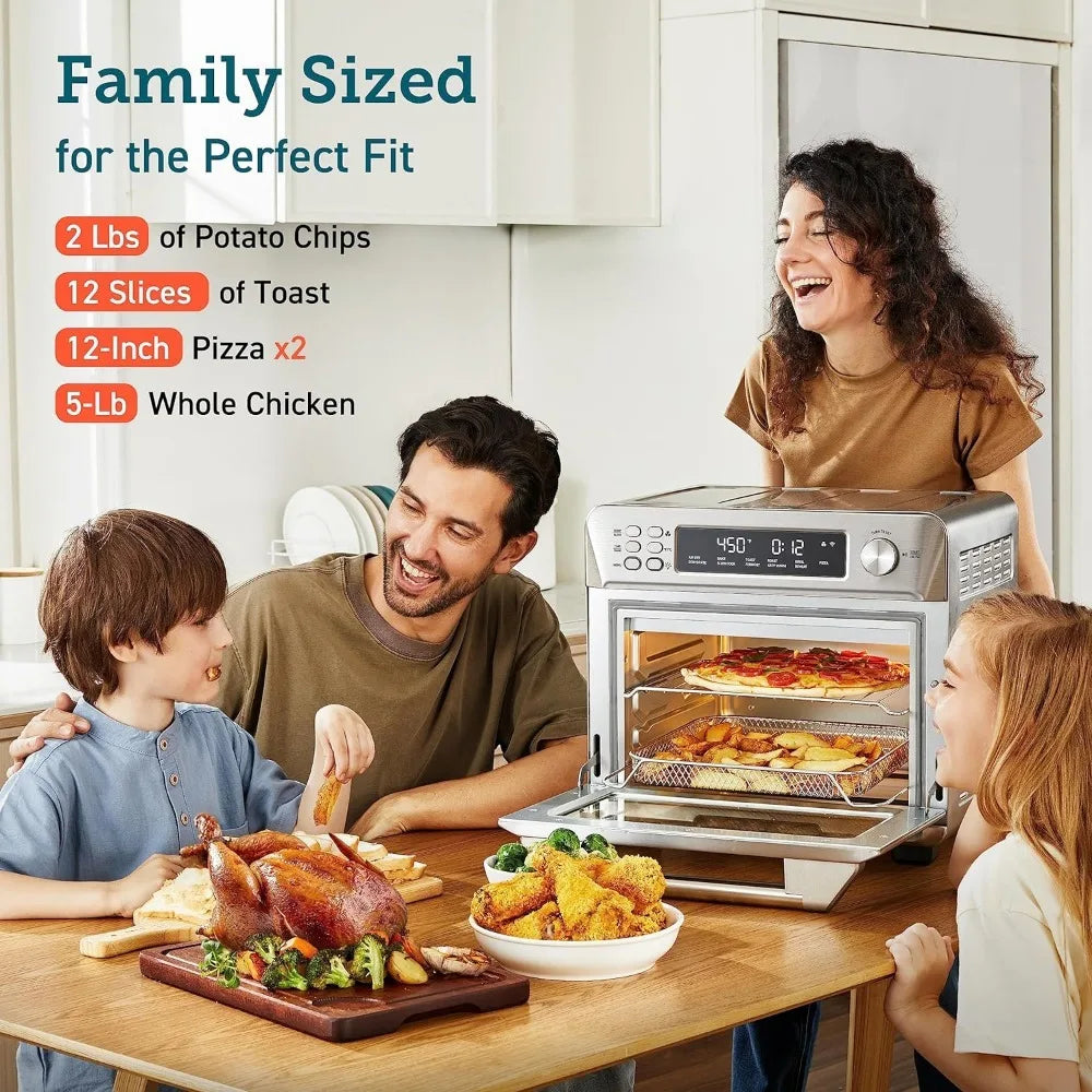 Smart 11-in-1 Air Fryer Toaster Oven Combo,