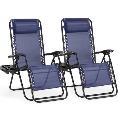 Portable Recliner Patio Outdoor Garden Lounge Chair