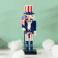 America soldier wooden tin soldier nutcracker