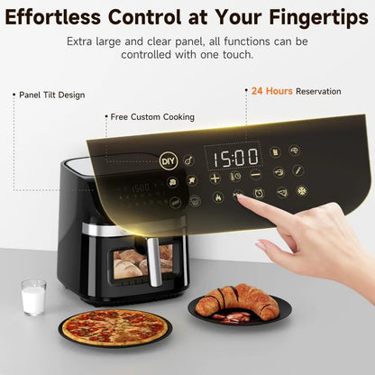 Air Fryer, 9 1-Touch Cooking Presets,