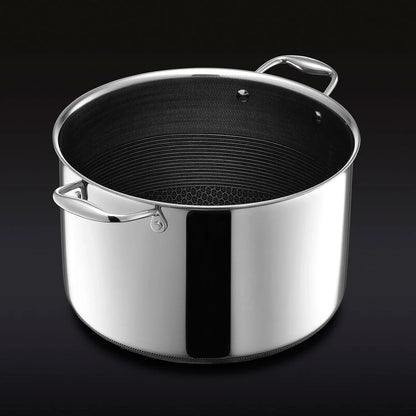 Nonstick Stockpot with Tempered Glass Lid,