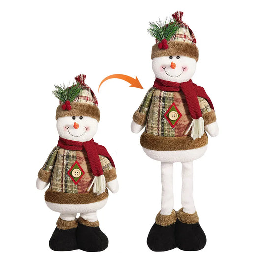 Santa Claus Snow Man Elk Standing ornament