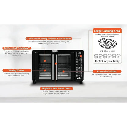 Toaster Oven Air Fryer Combo, 17 cooking presets,