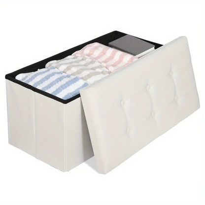 Storage Ottoman Bench Foot Rest Stool