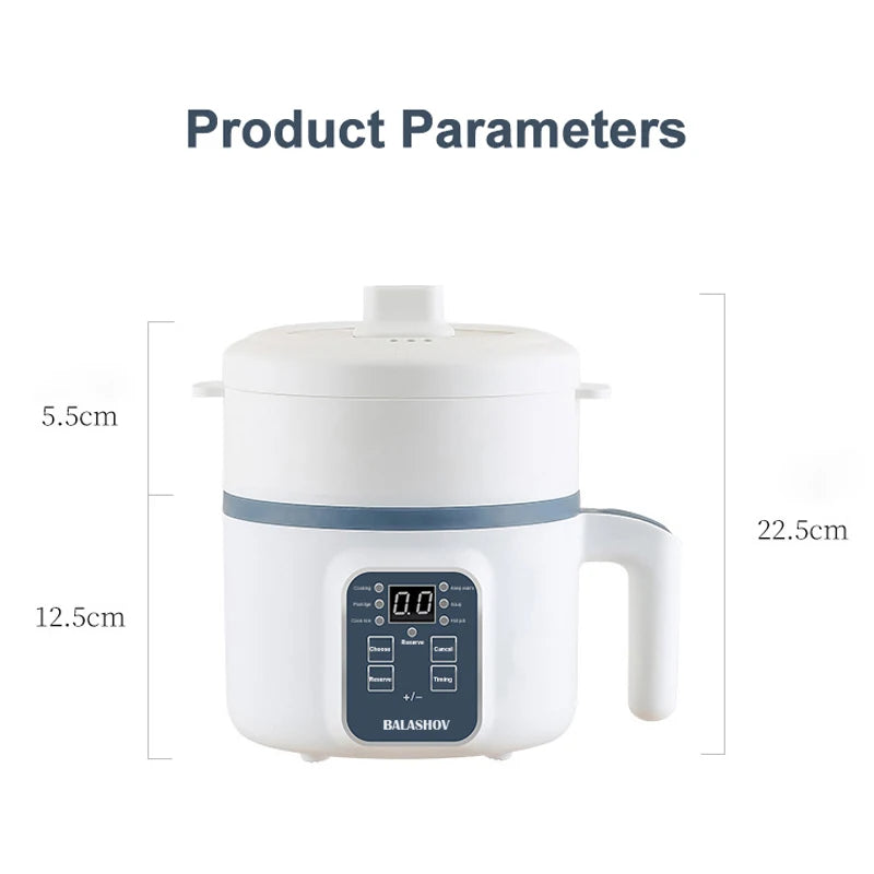 1.7L Electric Rice Cooker 1-2 People