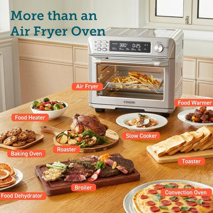 Smart 11-in-1 Air Fryer Toaster Oven Combo,