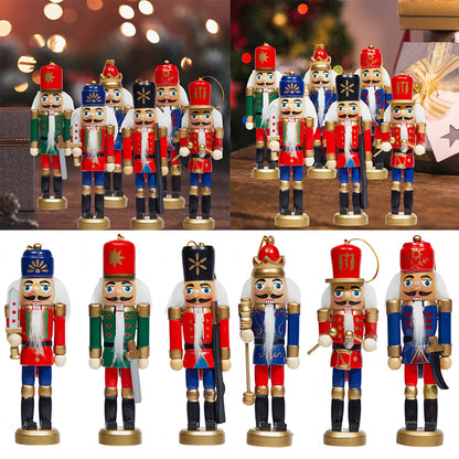 Christmas Nutcracker Ornament Wooden for Christmas Tree