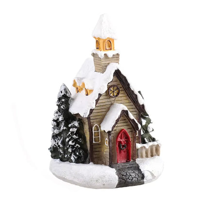 Santa  Music Decor Statues Christmas Ornament