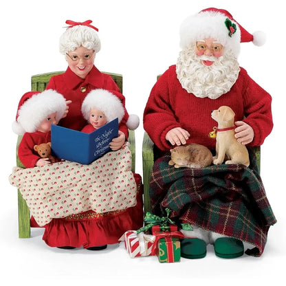 Christmas Traditions Santa and Mrs. Claus Storytime Figurine