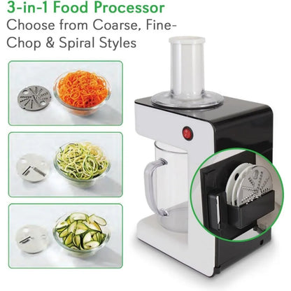 Vegetable Processor, Fruit Cutter, Spiral Shredder