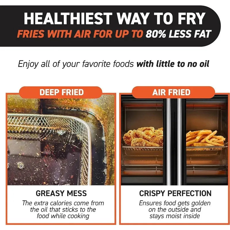 Toaster Oven Air Fryer Combo, 17 cooking presets,