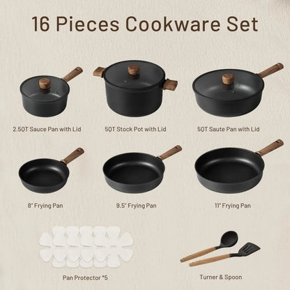 Nonstick Kitchen Cookware Sets, Induction Cookware Sets