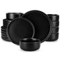 Black Ceramic Plate Sets  Blue Stoneware