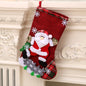 4Pcs Christmas Stockings Set Santa/Snowman/Bear/Elk