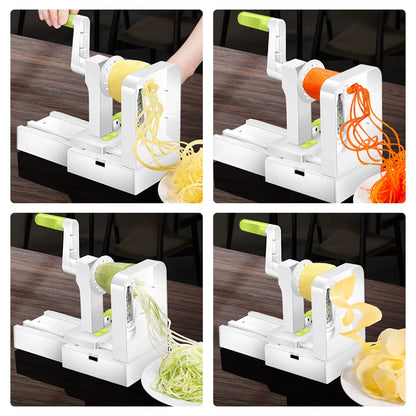 Vegetable Spiralizer With Extra Blade Box Vegetable Slicer