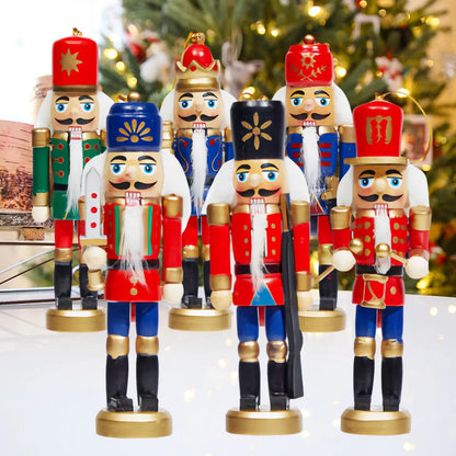 Christmas Nutcracker Ornament Wooden for Christmas Tree