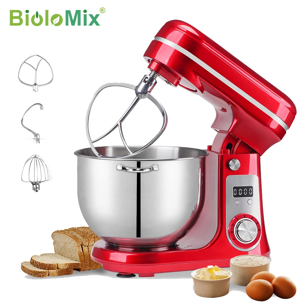 Stand Mixer, Blender  Dough Kneader, 6-Speed,