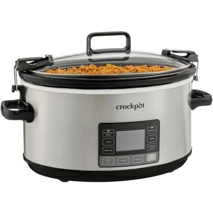 7-Quart Slow Cooker, Portable Programmable with Timer