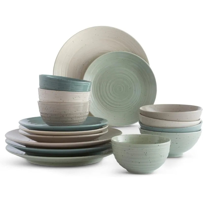 16-Piece Stoneware Dinnerware Set