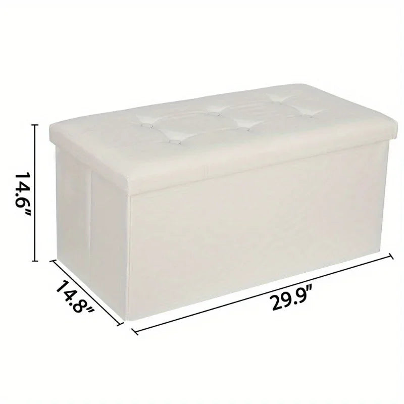 Storage Ottoman Bench Foot Rest Stool