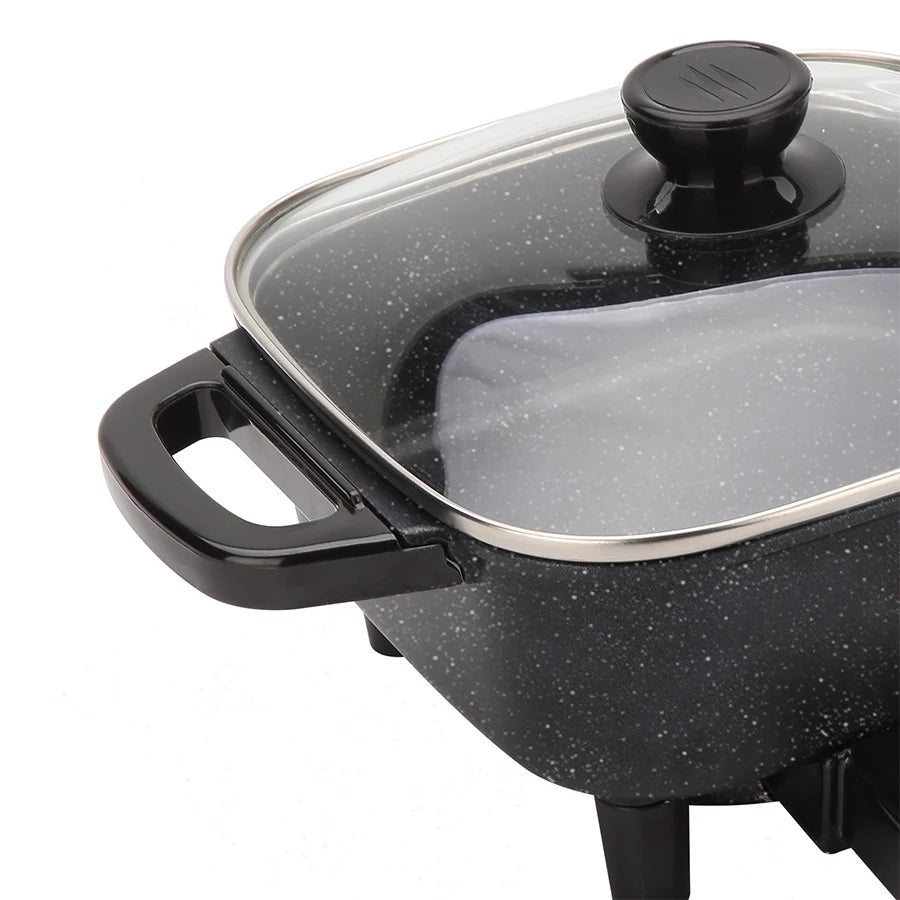 Electric Frying Pan,  Hot Pot Cooking, Non-Stick.