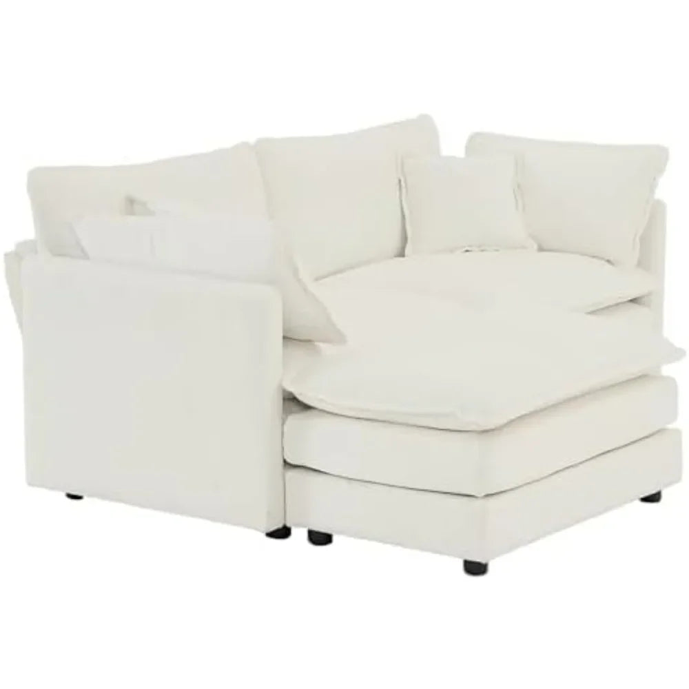 Deep Seat Sectional Sofa Cloud Couch,