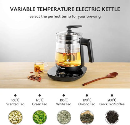 Kettle Temperature Control Glass Tea Kettle Programmable