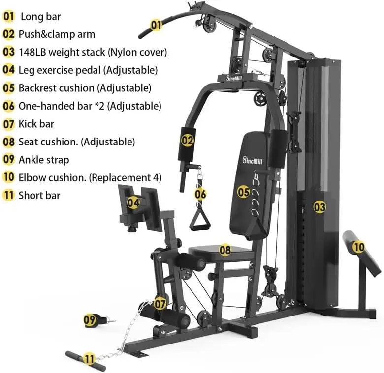 Gym Multifunctional Full Body Home Gym