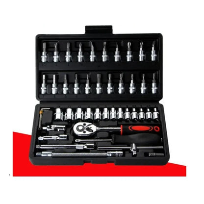 Drive Socket Ratchet Wrench Set Automobile Maintenance