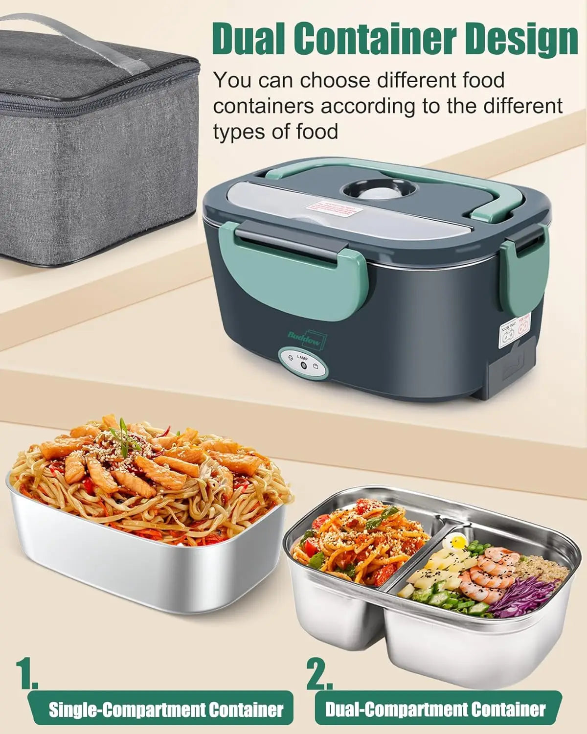 Portable Electric Lunch Box Heater, Warmer