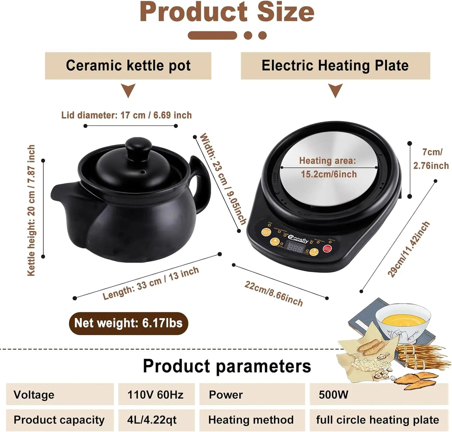 Electric Herbal Medicine Pots