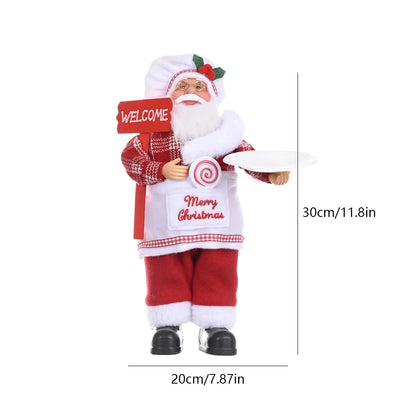 Large Standing Santa Claus Dolls Ornaments