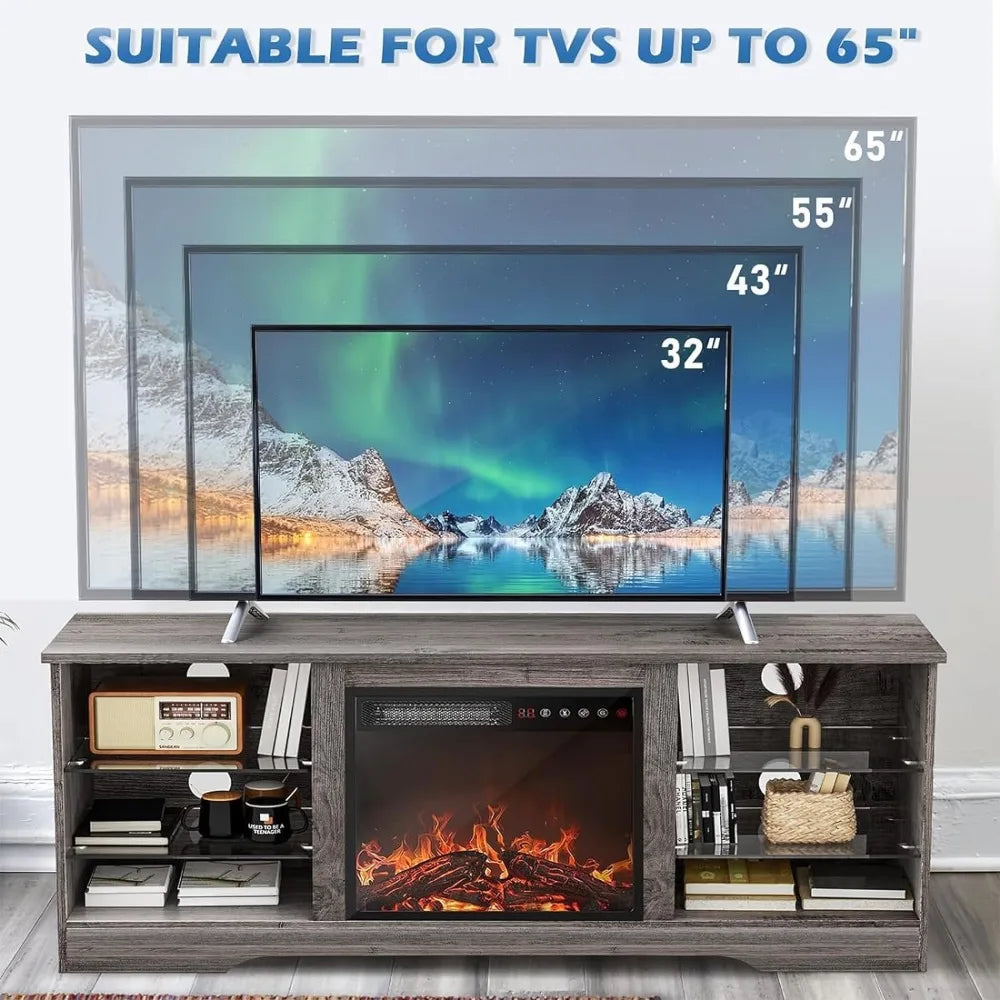 Fireplace TV Stand with Entertainment Center