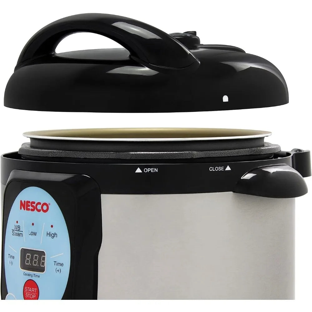 NPC-9 Smart Electric Pressure Cooker and Canner, 9.5 Quart, Stainless Steel