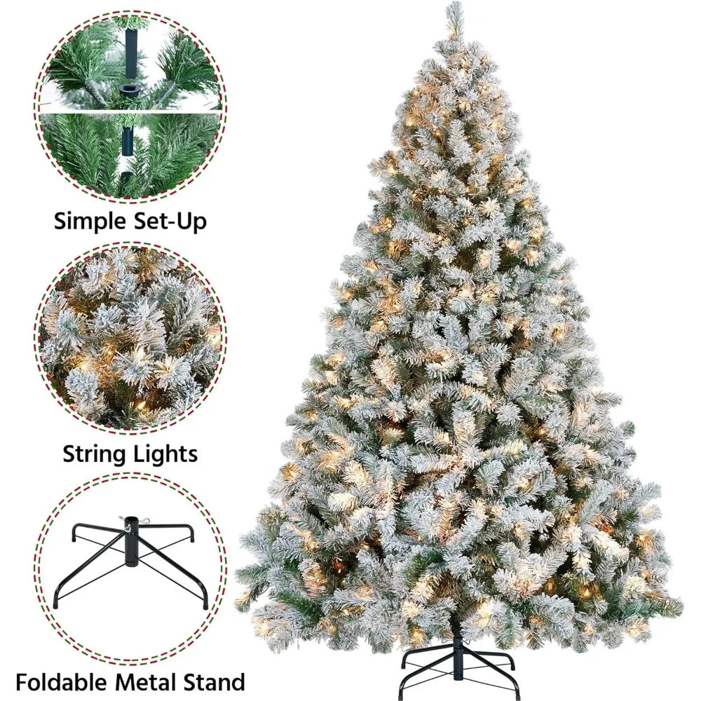 Pre-lit Artificial Christmas Tree Incandescent Warm White