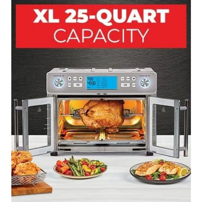 Dual Zone 360 Air Fryer Oven Combo