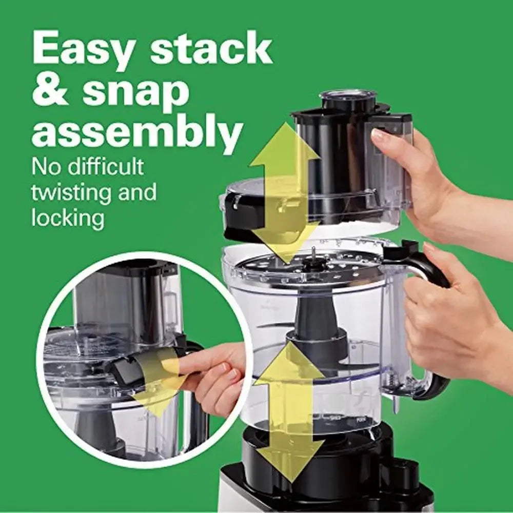 Stack & Snap Food Processor Vegetable Chopper