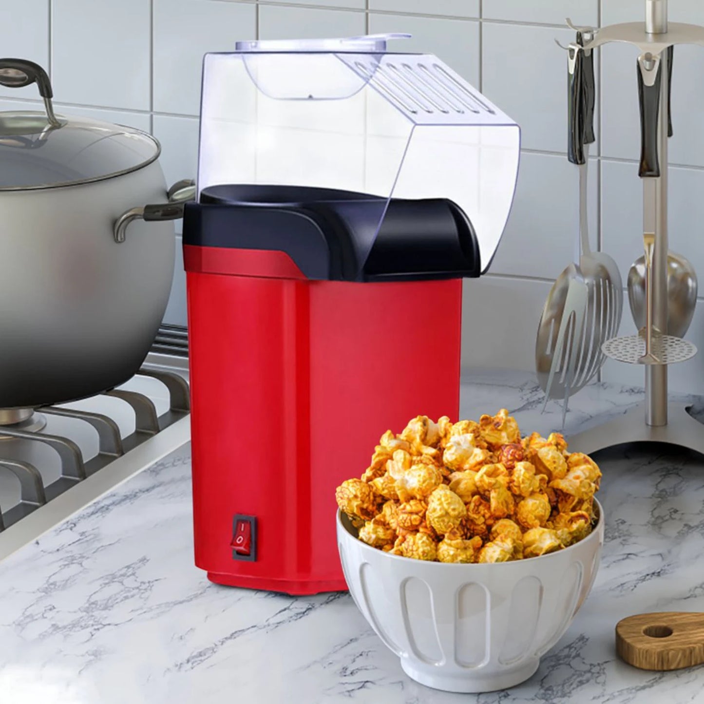 Hot Air Popcorn Popper Electric