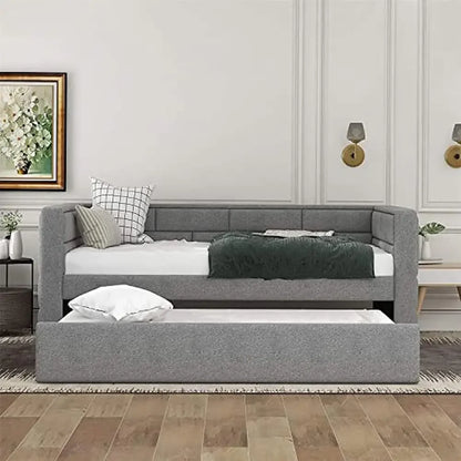 Twin Daybed Frame with Trundle Bed