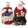 Christmas Traditions Santa and Mrs. Claus Storytime Figurine