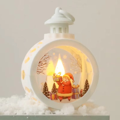 Christmas Light Santa Claus Ornaments